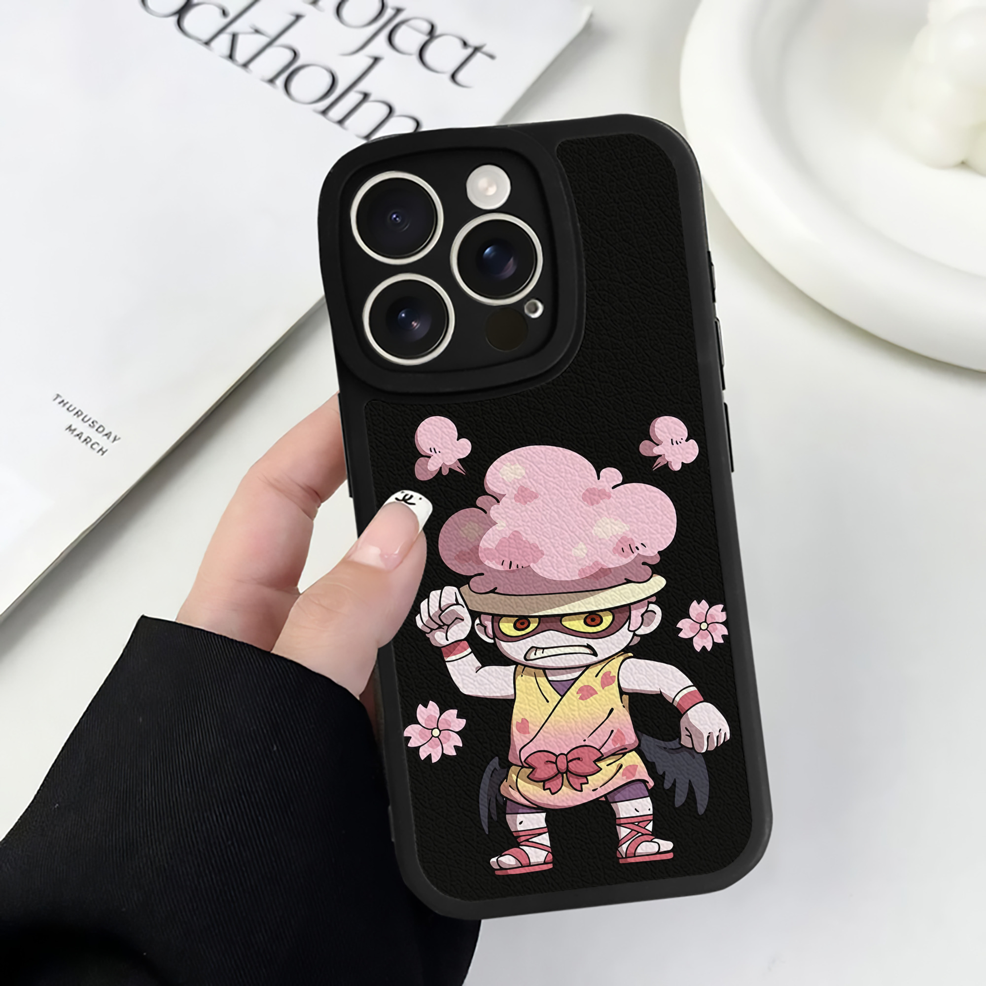 （画像用） 妖怪ウォッチ Yo-kai Watch 【iPhone 16シリーズ対応】シリコンスマホケース（レザー調） 材質：シリコン
